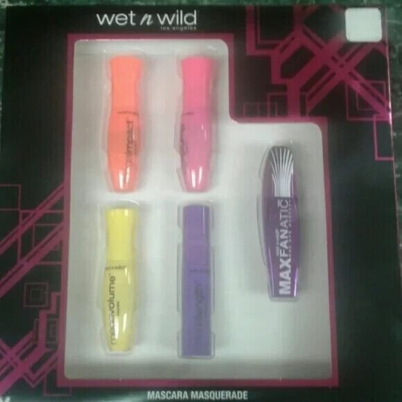 Wet n Wild Mega Mascara collection 5 mini Boxed Gift set - Picture 1 of 2
